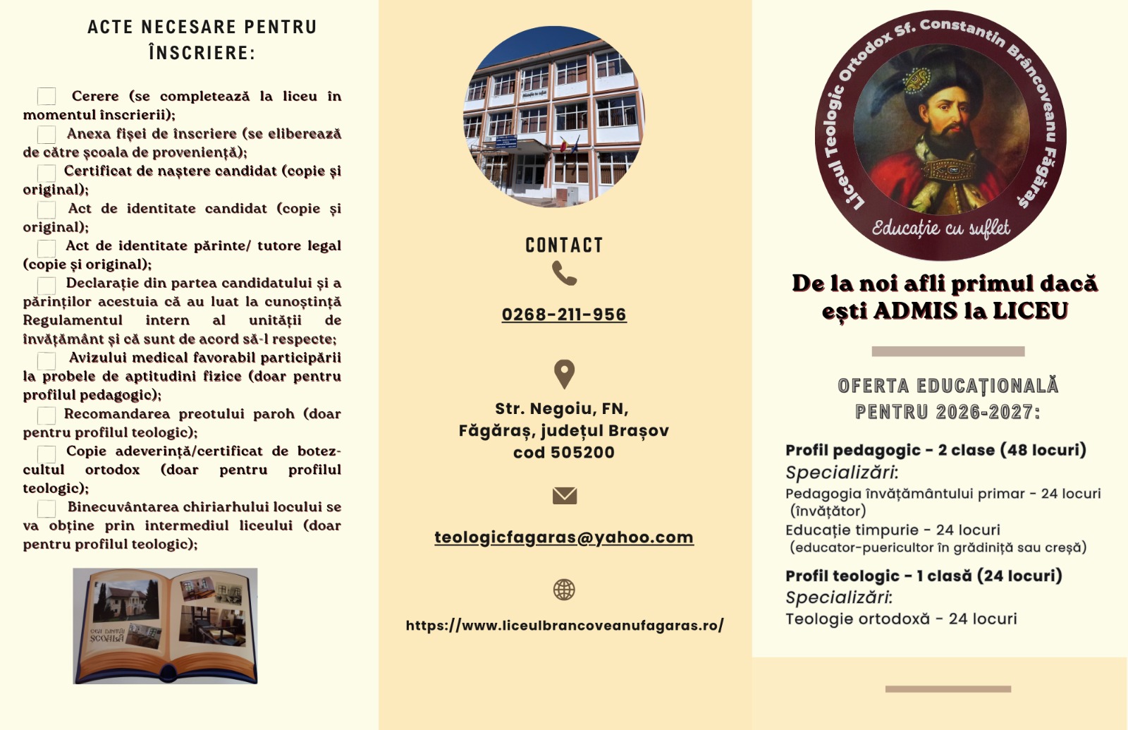 Liceul teologic ortodox Sf. Constantin Brâncoveanu